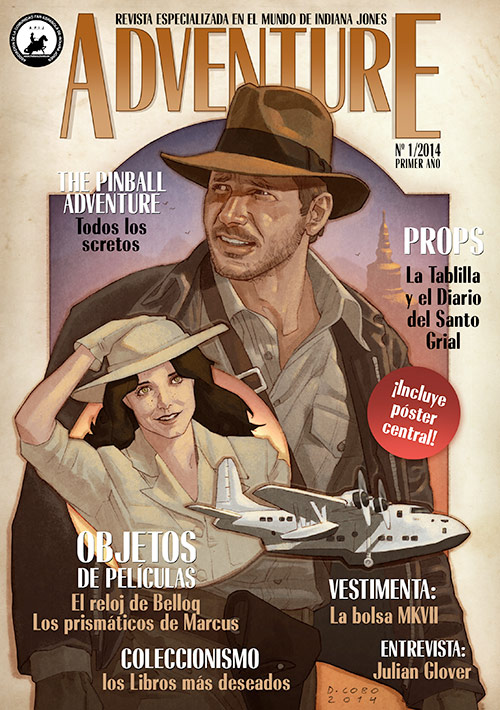 portada de la revista adventure