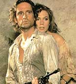 Michael Douglas y Kathleen Turner