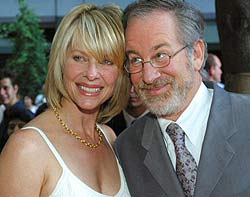 Steven Spielberg con su mujer Kate Capshaw
