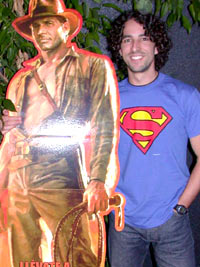 Fran junto a su aventurero favorito