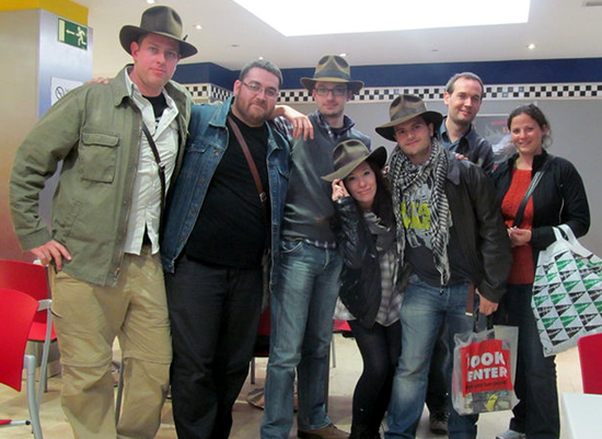 Visita de Harry Steel a Madrid