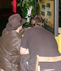 Nuestro amigo JonAs configurando el video