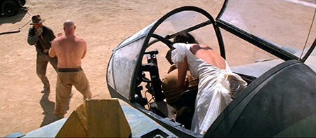 escena del avi�n en Raiders