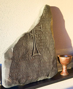 replica tablilla del grial